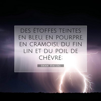 Exode 35:6 Verset biblique expliqué