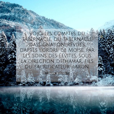 Exode 38:21 LSG Image du verset biblique