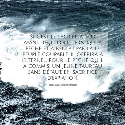 Lévitique 4:3 Verset biblique expliqué