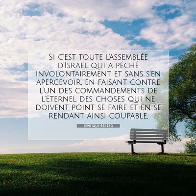 Lévitique 4:13 Verset biblique expliqué