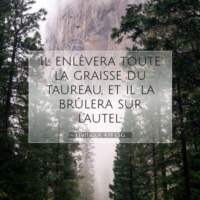 Lévitique 4:19 Verset biblique expliqué