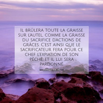 Lévitique 4:26 Verset biblique expliqué