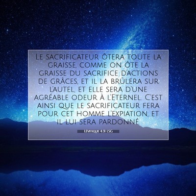 Lévitique 4:31 LSG Image du verset biblique