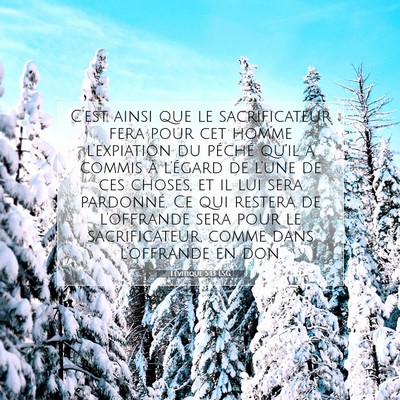 Lévitique 5:13 LSG Image du verset biblique