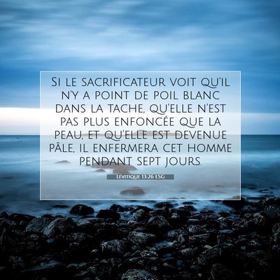 Lévitique 13:26 Verset biblique expliqué