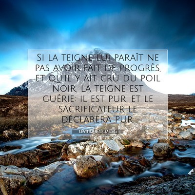 Lévitique 13:37 Verset biblique expliqué