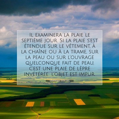 Lévitique 13:51 Verset biblique expliqué