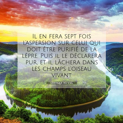 Lévitique 14:7 Verset biblique expliqué