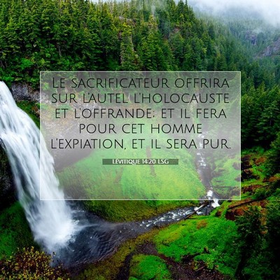 Lévitique 14:20 Verset biblique expliqué