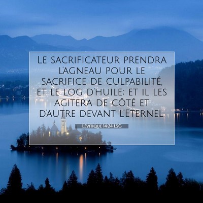 Lévitique 14:24 LSG Image du verset biblique