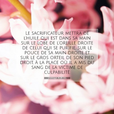 Lévitique 14:28 LSG Image du verset biblique