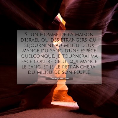 Lévitique 17:10 Verset biblique expliqué