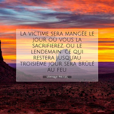 Lévitique 19:6 Verset biblique expliqué