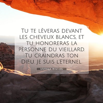 Lévitique 19:32 Verset biblique expliqué