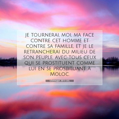 Lévitique 20:5 Verset biblique expliqué