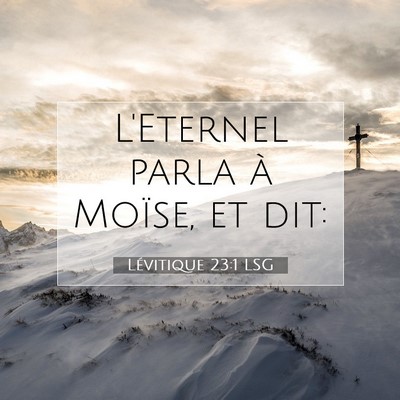 Lévitique 23:1 Verset biblique expliqué