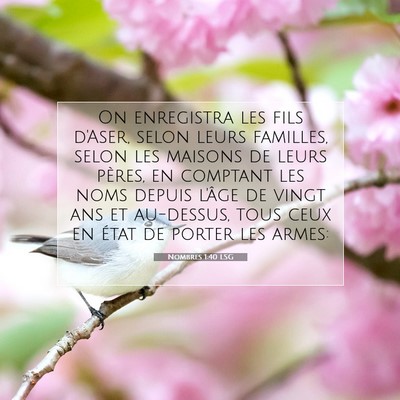 Nombres 1:40 Verset biblique expliqué