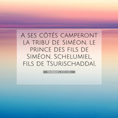 Nombres 2:12 LSG Image du verset biblique