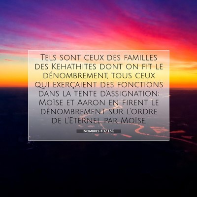 Nombres 4:37 LSG Image du verset biblique