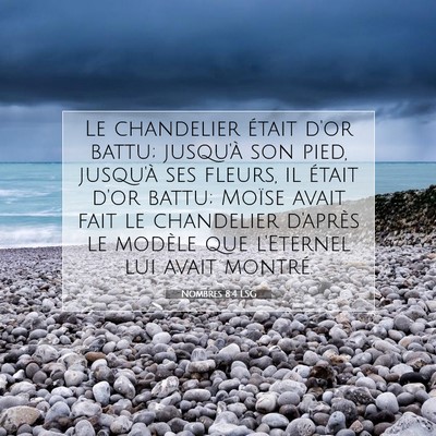 Nombres 8:4 LSG Image du verset biblique