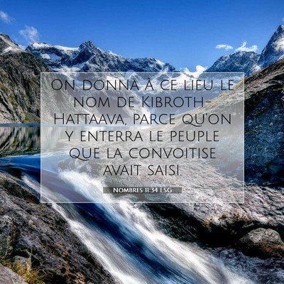 Nombres 11:34 LSG Image du verset biblique