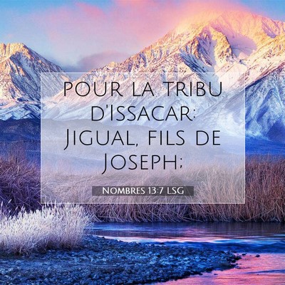 Nombres 13:7 Verset biblique expliqué