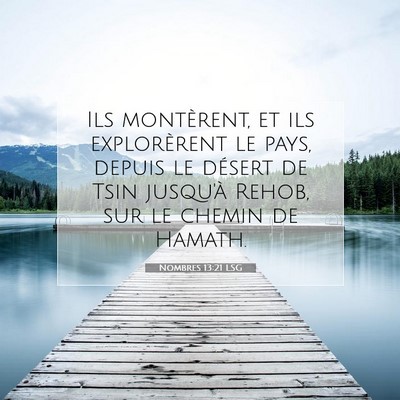 Nombres 13:21 LSG Image du verset biblique