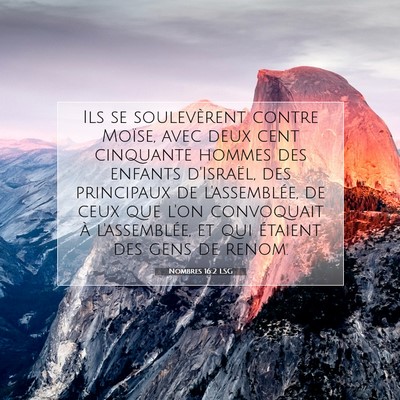 Nombres 16:2 LSG Image du verset biblique