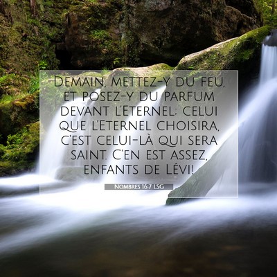 Nombres 16:7 Verset biblique expliqué