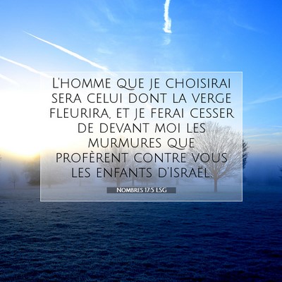 Nombres 17:5 LSG Image du verset biblique