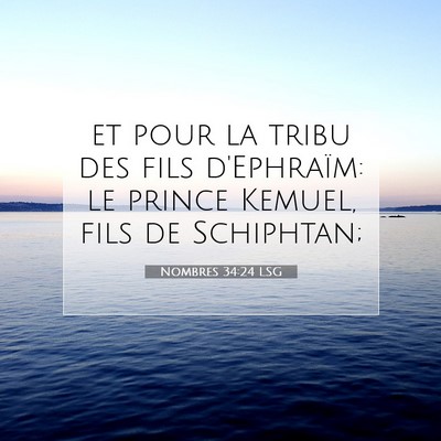 Nombres 34:24 Verset biblique expliqué