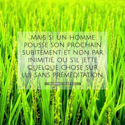 Nombres 35:22 LSG Image du verset biblique