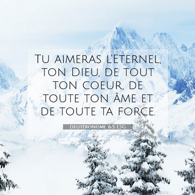 Deutéronome 6:5 Verset biblique expliqué