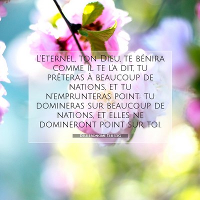 Deutéronome 15:6 Verset biblique expliqué