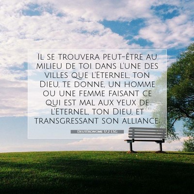 Deutéronome 17:2 Verset biblique expliqué