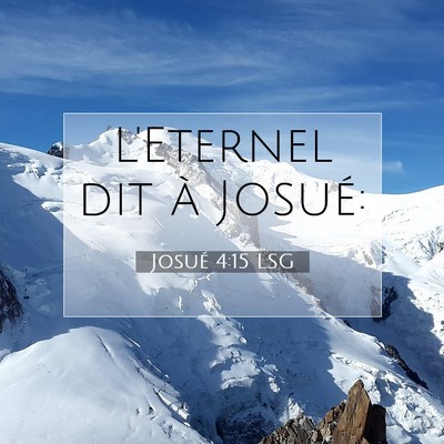 Josué 4:15 Verset biblique expliqué