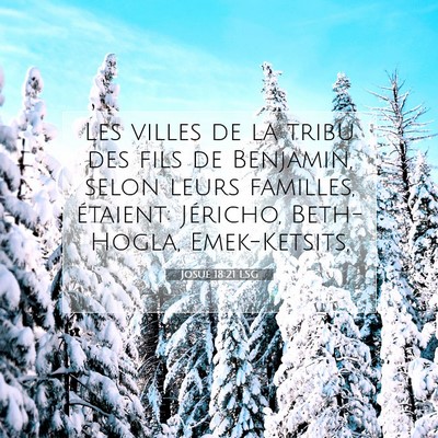 Josué 18:21 Verset biblique expliqué