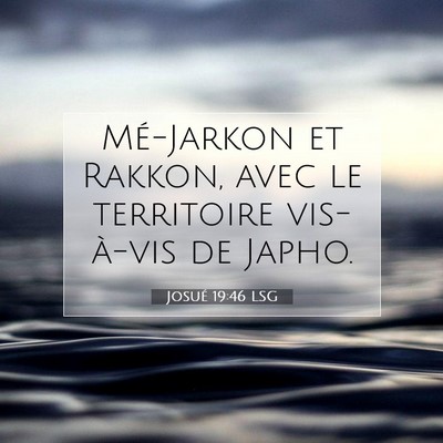 Josué 19:46 Verset biblique expliqué