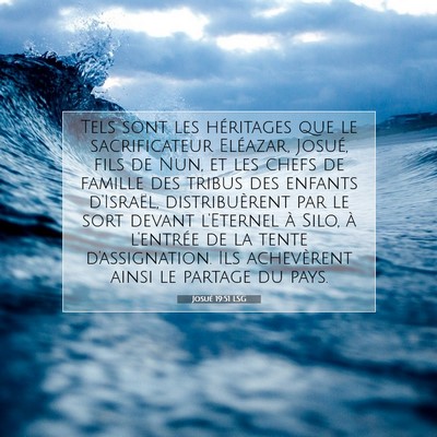 Josué 19:51 Verset biblique expliqué