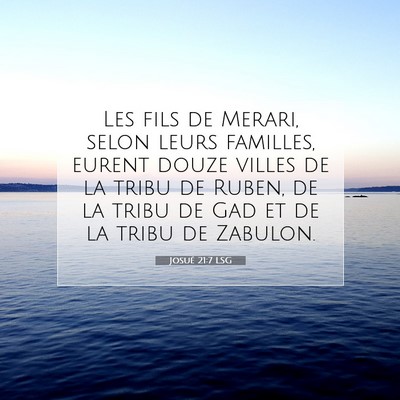 Josué 21:7 Verset biblique expliqué