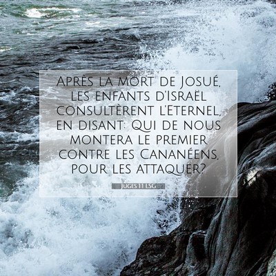 Juges 1:1 LSG Image du verset biblique