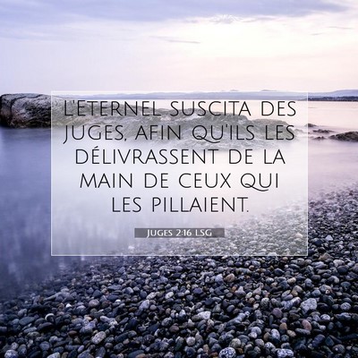 Juges 2:16 LSG Image du verset biblique