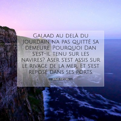 Juges 5:17 Verset biblique expliqué