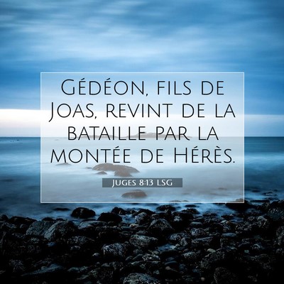 Juges 8:13 Verset biblique expliqué