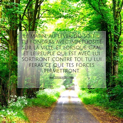 Juges 9:33 LSG Image du verset biblique