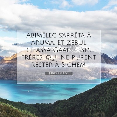 Juges 9:41 Verset biblique expliqué