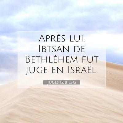 Juges 12:8 LSG Image du verset biblique