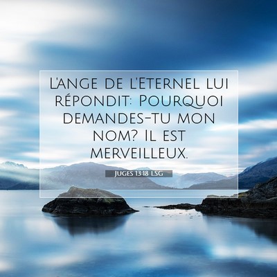 Juges 13:18 Verset biblique expliqué