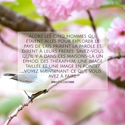 Juges 18:14 Verset biblique expliqué