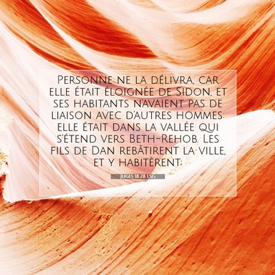 Juges 18:28 Verset biblique expliqué